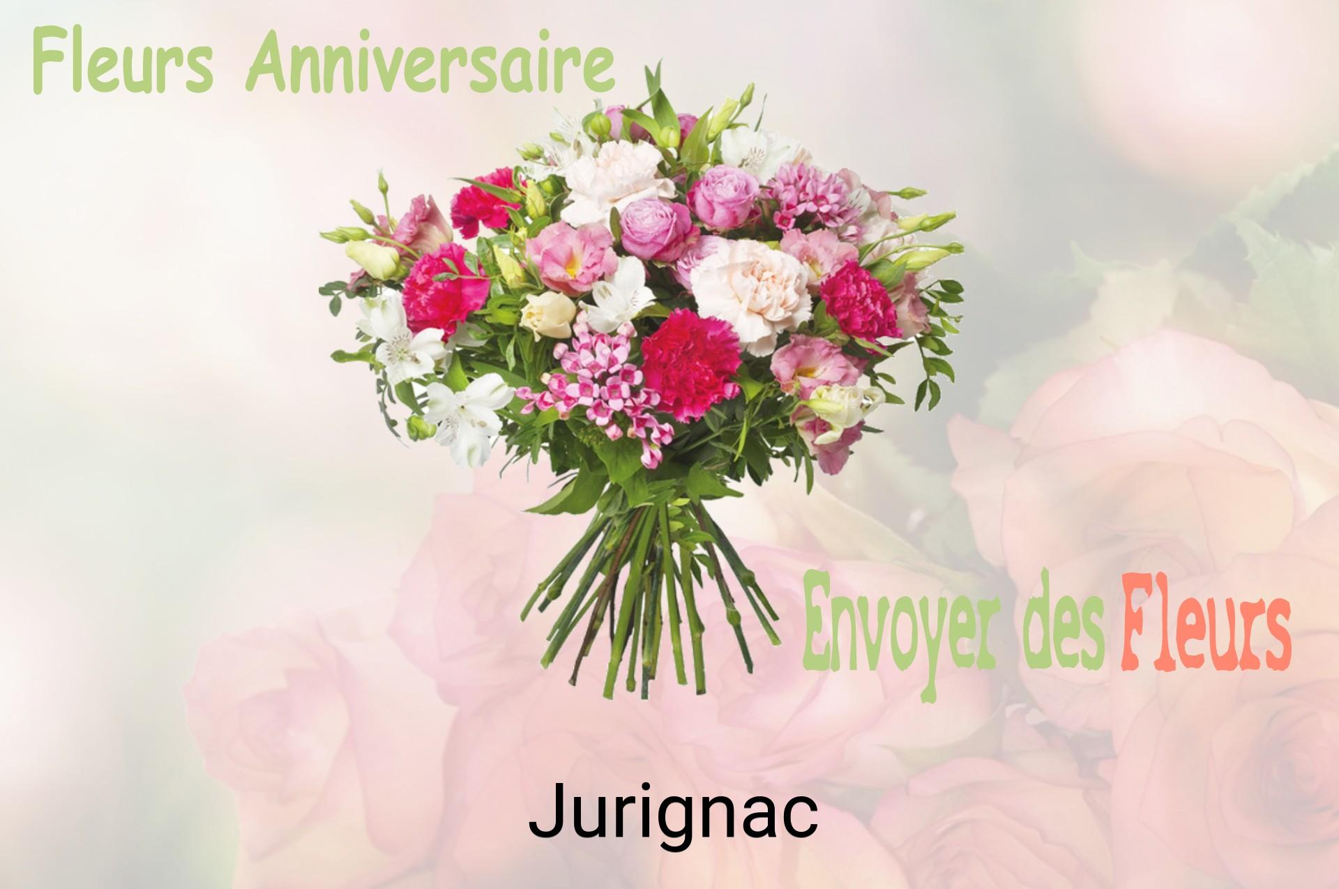 Bouquet de fleurs d’anniversaire livré à Jurignac